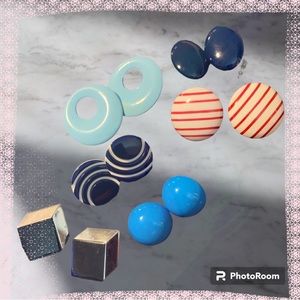 Lot of 1980s Earrings